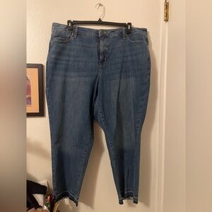 Sonoma Mid Rise Slim Ankle Jeans, 20w